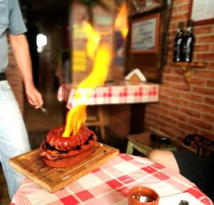 the portuguese sausage served in our food tours in Lisbon at Treasures of Lisboa