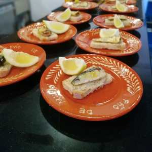 portuguese sardines to be tasted during the best food tour in Lisbon with treasures of lisboa food tours